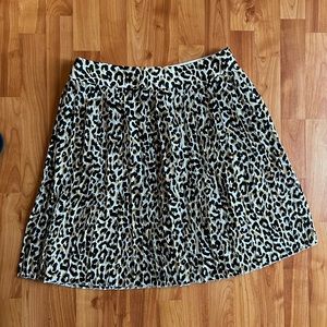 JCrew Size10 Leopard Skirt